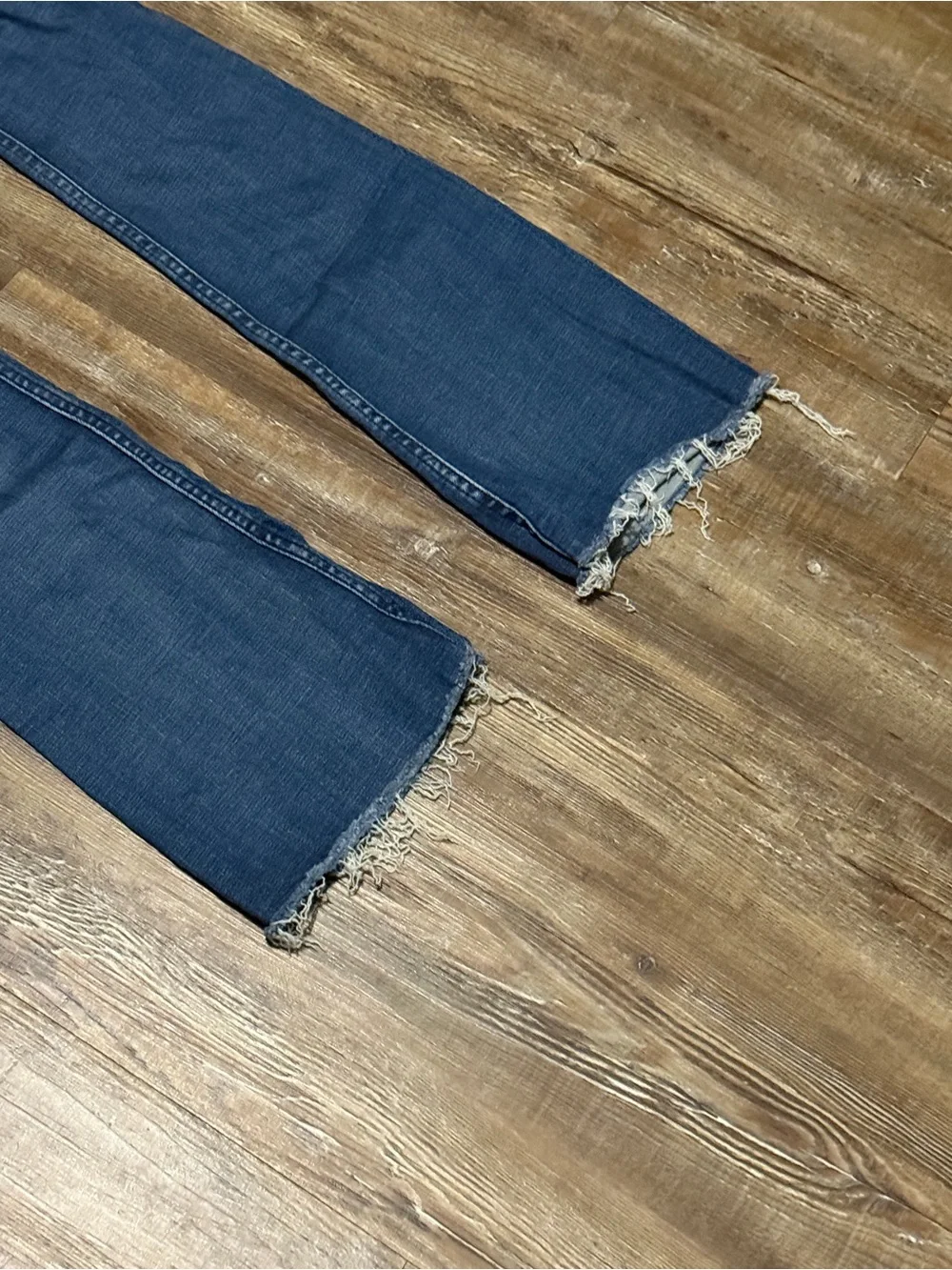 We The Free Bootcut Split Hem Jeans Women's 25 Frayed Hem High Rise Denim